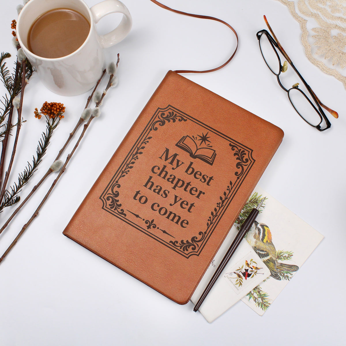 Engraved Leather Journal