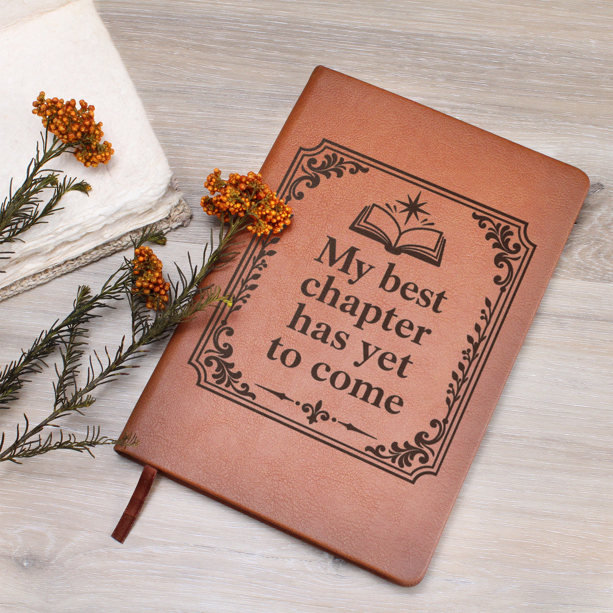 Engraved Leather Journal