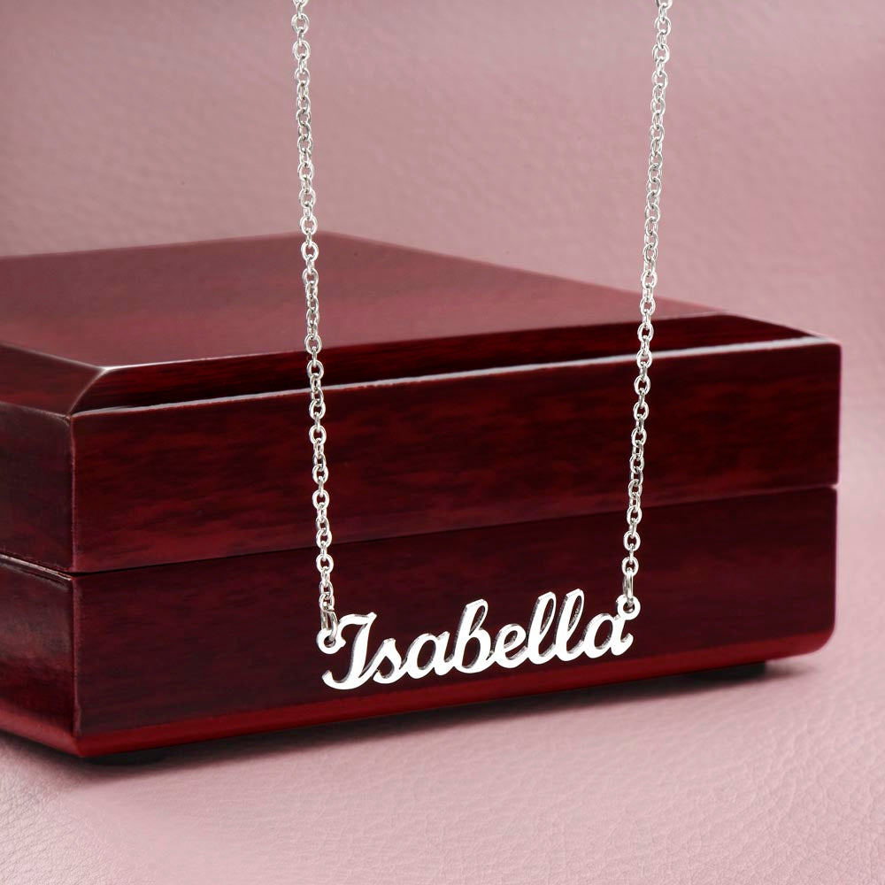 Custom Name Necklace - No MC